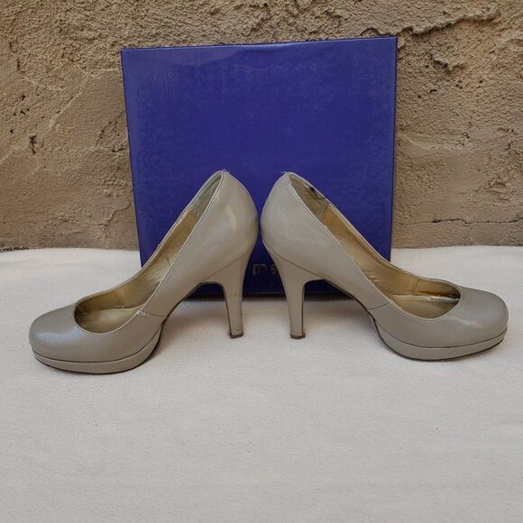 Madden Girl taupe patent heels - Picture 5 of 10